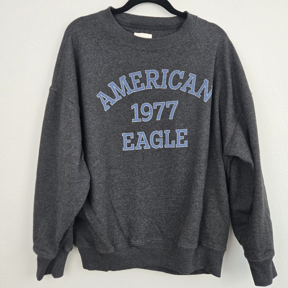 Gray American Eagle Crewneck
